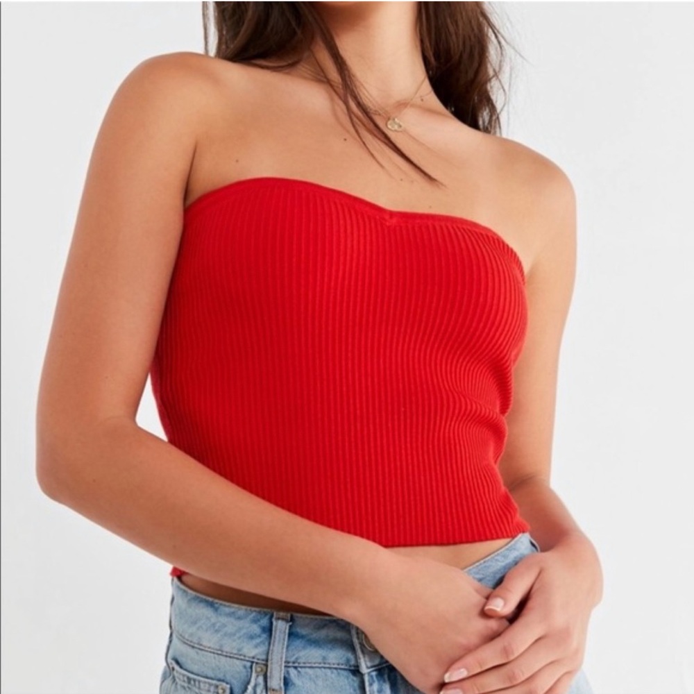 Urban Outfitters Sweartheart Neckline Tube Top Size Medium